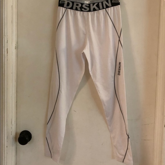DRSKIN Pants & Jumpsuits Drskin Compression Pantswhite Poshmark